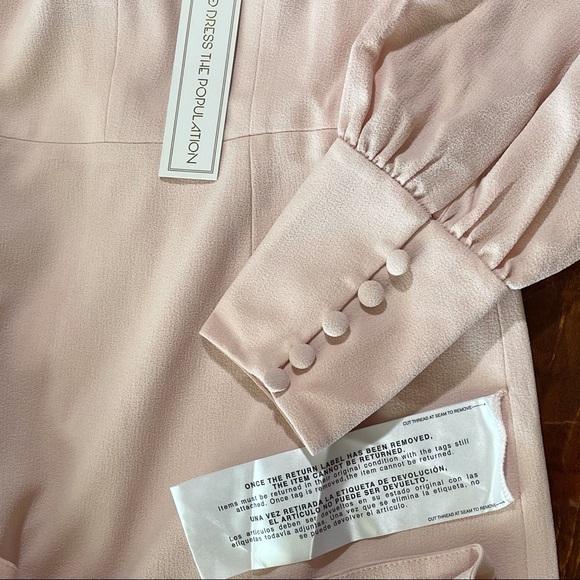 Dress The Population | NWT Norah Plunge Body-con Dress - Picture 7 of 12